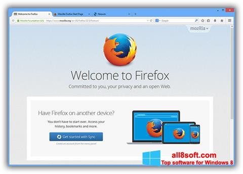 截图 Mozilla Firefox Offline Installer Windows 8