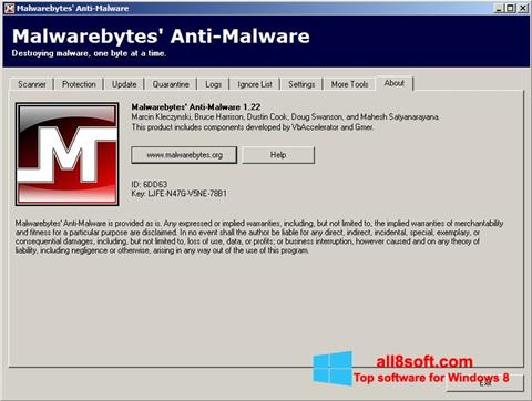 截图 Malwarebytes Anti-Malware Free Windows 8