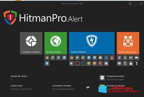截图 HitmanPro Windows 8