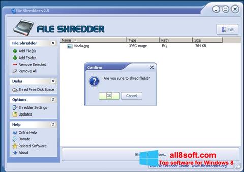 截图 File Shredder Windows 8