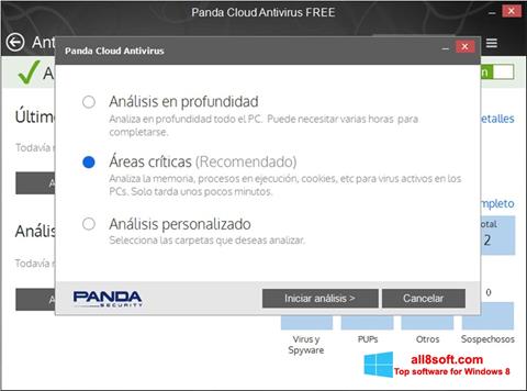 截图 Panda Cloud Windows 8
