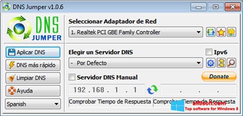 截图 DNS Jumper Windows 8