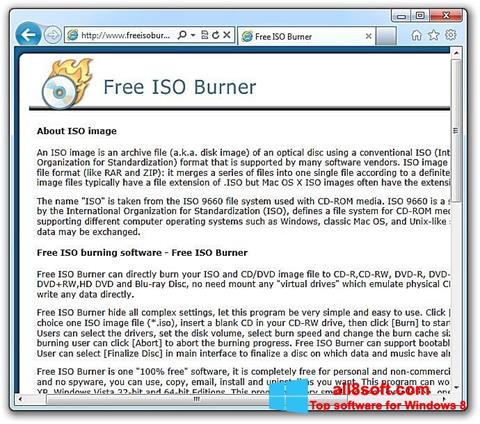 截图 ISO Burner Windows 8