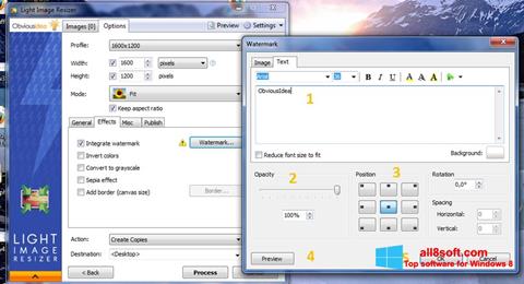 截图 Light Image Resizer Windows 8