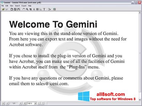 截图 Gemini Windows 8