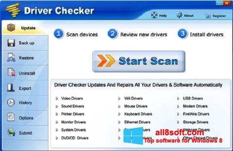 截图 Driver Checker Windows 8