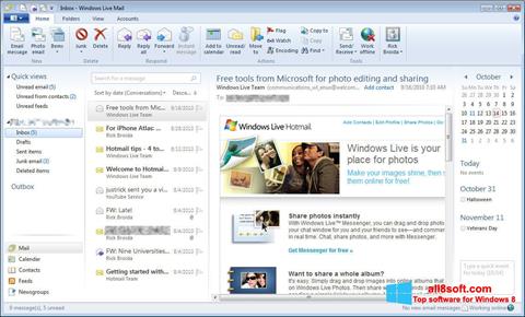 截图 Windows Live Mail Windows 8