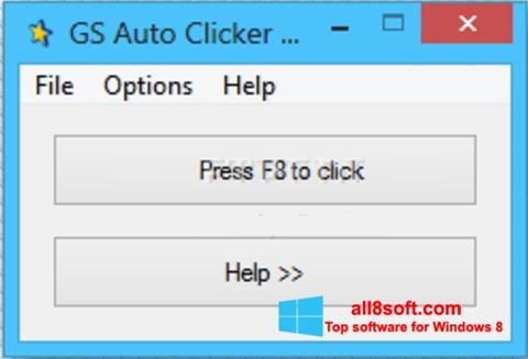 截图 GS Auto Clicker Windows 8