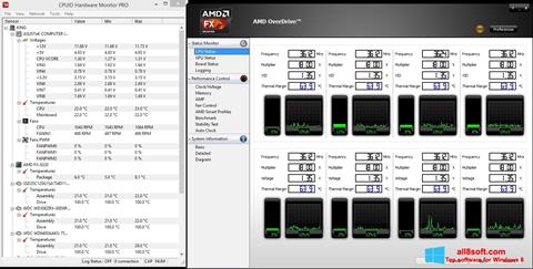 截图 AMD Overdrive Windows 8