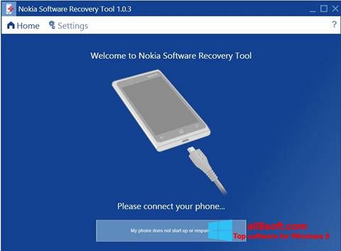 截图 Nokia Software Recovery Tool Windows 8
