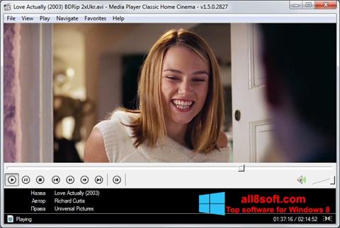 截图 Media Player Classic Home Cinema Windows 8