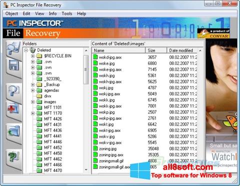 截图 PC Inspector File Recovery Windows 8