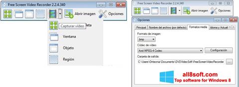 截图 Free Screen Video Recorder Windows 8