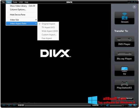 截图 DivX Player Windows 8