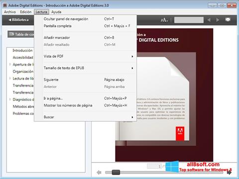 截图 Adobe Digital Editions Windows 8