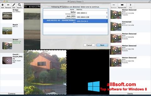 截图 IP Camera Viewer Windows 8