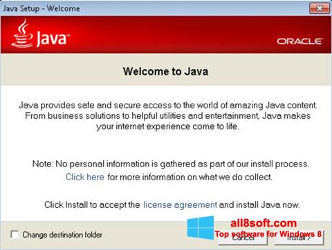 截图 Java Runtime Environment Windows 8