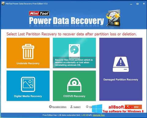 截图 Power Data Recovery Windows 8