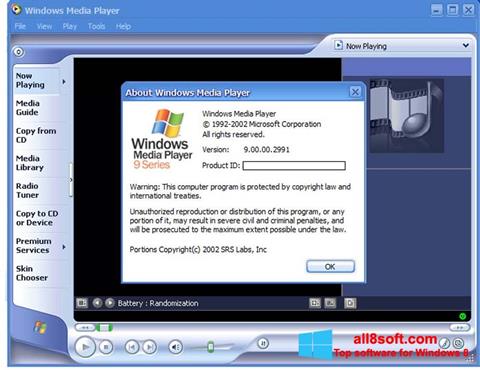 截图 Windows Media Player Windows 8